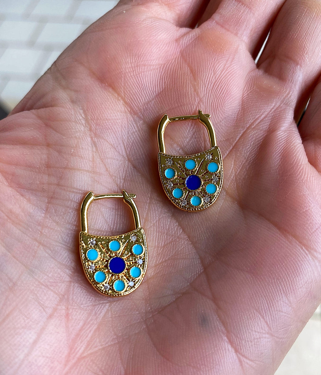 Blue Earrings